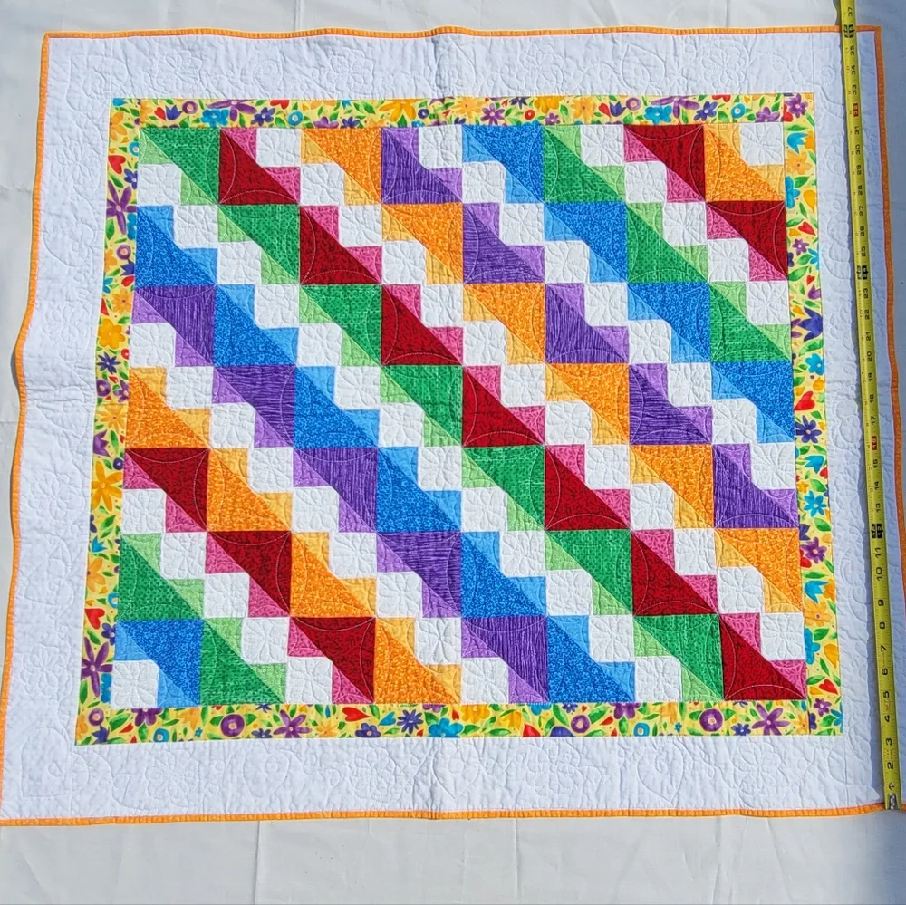 Bits & Pieces Small Quilt Multicolor